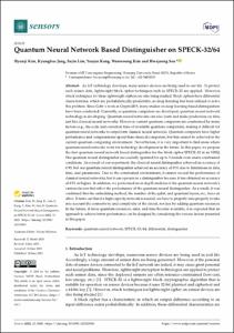 Quantum Neural Network Based Distinguisher on SPECK-32/64