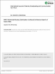 MRO: Multimodal Routing Optimization via Neural Architecture Search of Fusion Paths