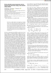 On the achievable secrecy transmission rates by Alamouti space-time block coding in time-selective fading channels