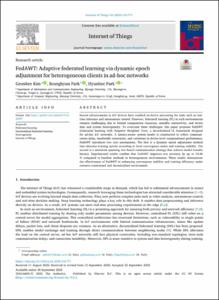 FedAWT: Adaptive federated learning via dynamic epoch adjustment for heterogeneous clients in ad-hoc networks