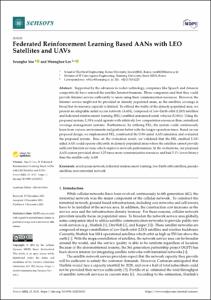 Federated Reinforcement Learning Based AANs with LEO Satellites and UAVs
