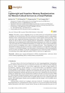 Lightweight and Seamless Memory Randomization for Mission-Critical Services in a Cloud Platform