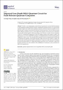 Improved Low-Depth SHA3 Quantum Circuit for Fault-Tolerant Quantum Computers