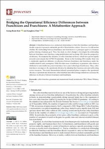 Bridging the Operational Efficiency Differences between Franchisors and Franchisees: A Metafrontier Approach