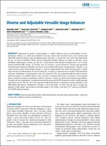 Diverse and Adjustable Versatile Image Enhancer
