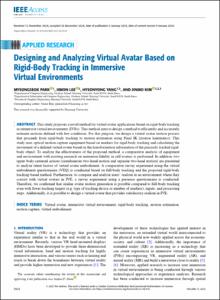 Designing and Analyzing Virtual Avatar Based on Rigid-Body Tracking in Immersive Virtual Environments