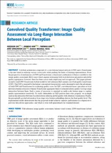 Convolved Quality Transformer: Image Quality Assessment via Long-Range Interaction Between Local Perception
