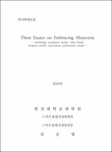 Three Essays on Embracing Metaverse