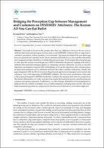 Bridging the Perception Gap between Management and Customers on DINESERV Attributes: The Korean All-You-Can-Eat Buffet