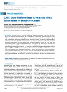 XAVE: Cross-Platform Based Asymmetric Virtual Environment for Immersive Content