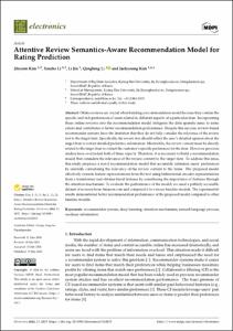 Attentive Review Semantics-Aware Recommendation Model for Rating Prediction