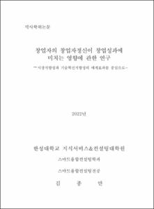 창업자의 창업자정신이 창업성과에 미치는 영향에 관한 연구