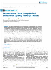 Proximity-Aware Clinical Passage Retrieval Framework by Exploiting Knowledge Structure